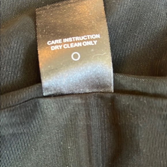 H:ours Delacy black mini dress xs with chain lace up - Picture 9 of 12